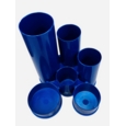Desk Tube Tidy  6-Part Blue