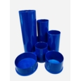Desk Tube Tidy  6-Part Blue