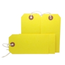 Yellow Strung Tags Size 5 120mm x 60mm Box of 1000